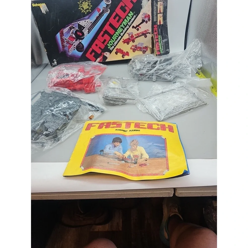 VINTAGE Prior LEGO‎ SCHAPER FASTECH JOURNEYMAN Kids Building Manual Not Complete